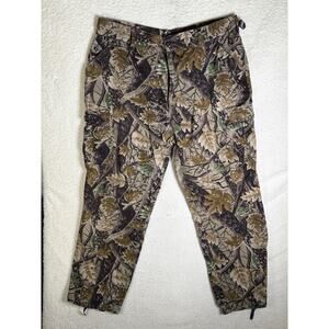 Master Sportsman Hunting Pants Mens 38x30 Camo Buckle Waist Cargo Pockets